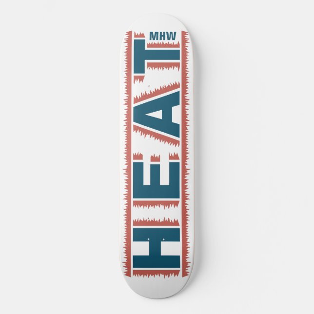 HEAT-Skateboard Skateboard (Vorderseite)