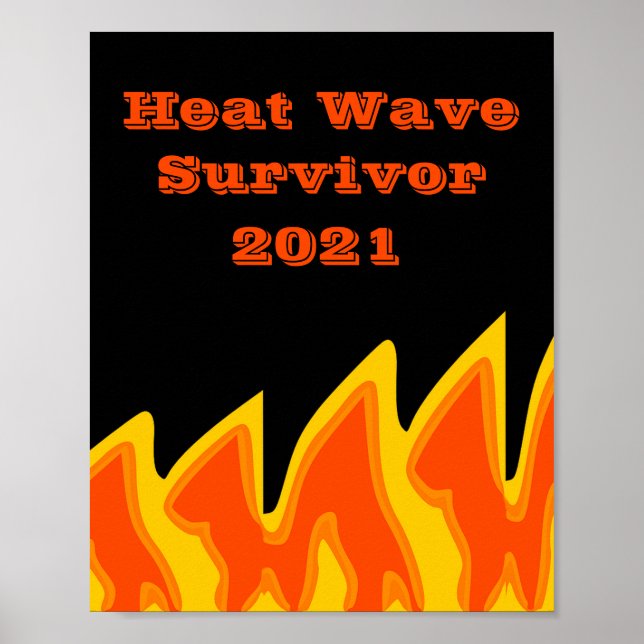 Heat Wave Survivor 2021 Poster (Vorne)
