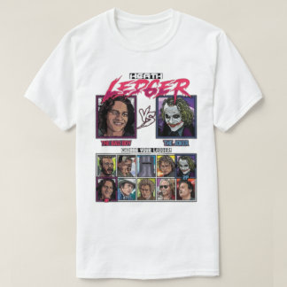 Heath Ledger Charakterauswahl Retro-Spielraster T-Shirt