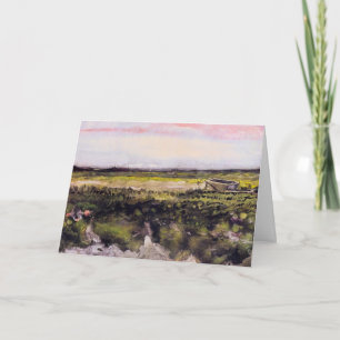 Heath with Wheelbarrow by Vincent van Gogh Karte