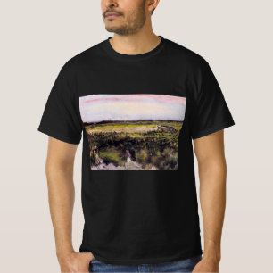 Heath with Wheelbarrow by Vincent van Gogh T-Shirt