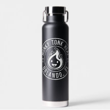 HeatHead Weiße und Schwarze Wasserflasche