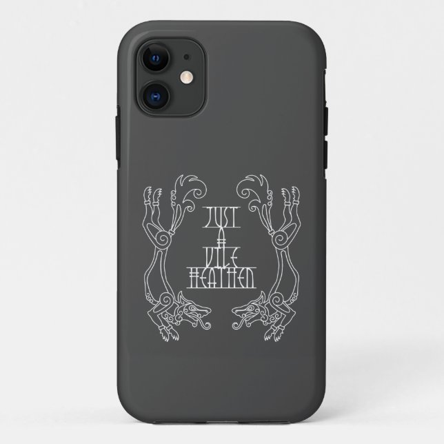 Heathen Norse Pagan Asatru Viking Wolf TelefonCase Case-Mate iPhone Hülle (Rückseite)