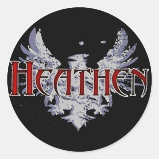 Heathen Runder Aufkleber