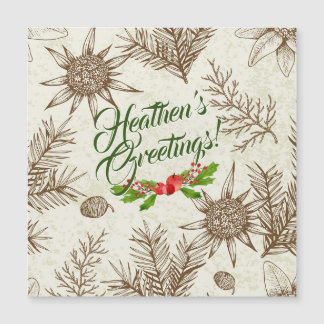 Heathen's Greetings Atheist Magnet Card