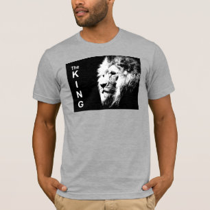 Heather Gray Lion Men's Short Sleeve T - Shirt