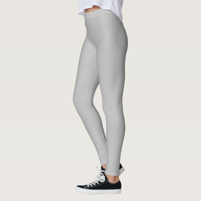 Heather Gray Performance Leggings für Frauen (Links)