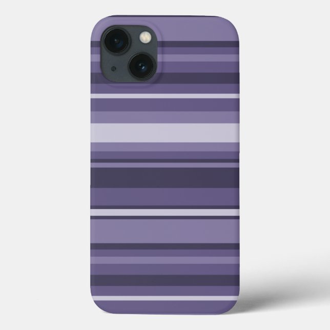 Heather lila Streifen Case-Mate iPhone Gehäuse Hülle (Rückseite)
