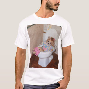 Heather-Lnns Retro-Chihuahua-Triumph auf dem Töpfc T-Shirt