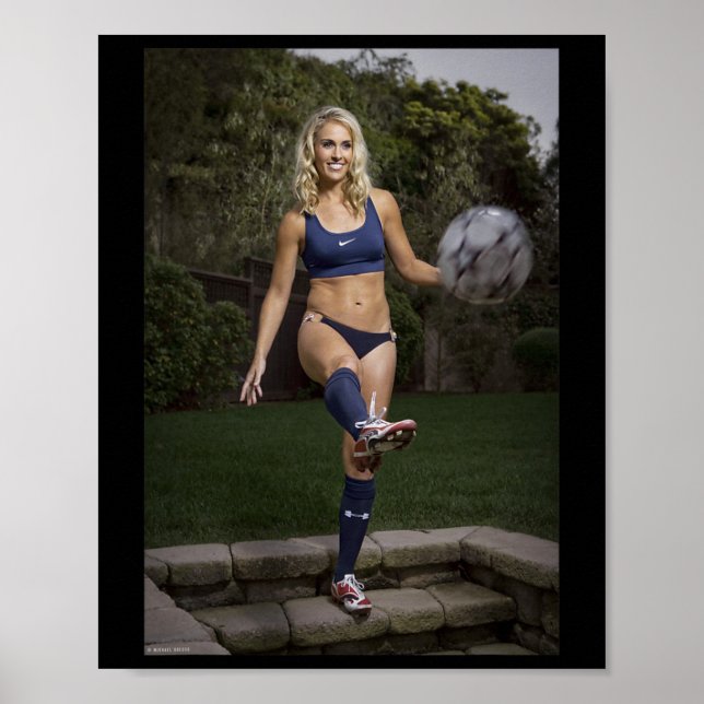 Heather Mitts Feeley Footbyll Fußball Verteidiger  Poster (Vorne)