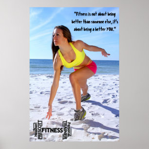 Heather Prescott Fitness prints Poster