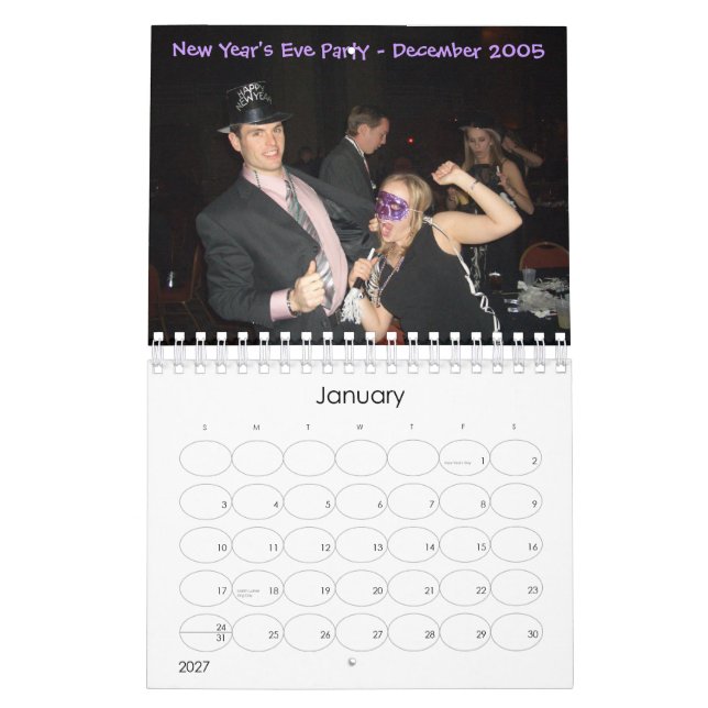 Heather und Jonathan 2007 Kalender (Jan 2027)