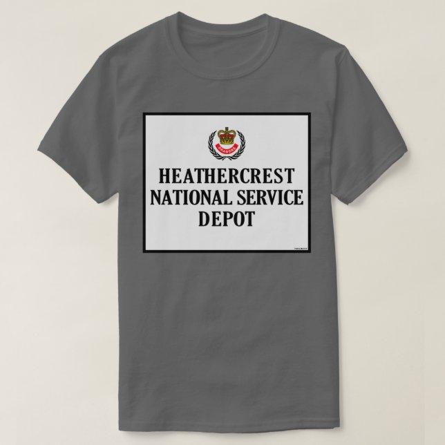 HEATHERCREST NATIONAL SERVICE DEPOT Carry on Serve T-Shirt (Design vorne)