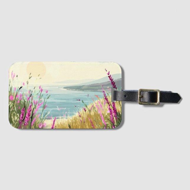 Heather's Embrace am Meer Gepäckanhänger (Vorderseite (Horizontal))