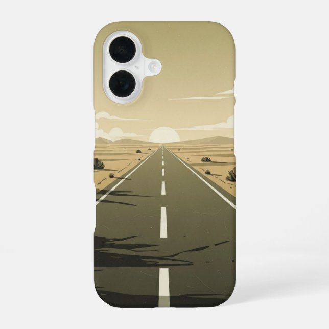 Heatline Horizon iPhone 16 Hülle (Rückseite)