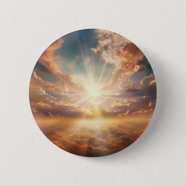Heaven, 6 cm, runder Abzeichen Button (Vorderseite)