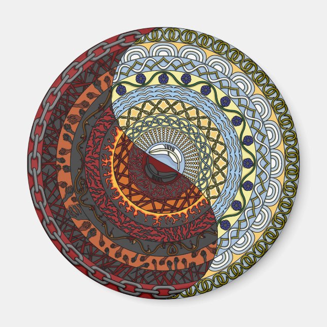 Heaven and Hell Magnet (Vorne)