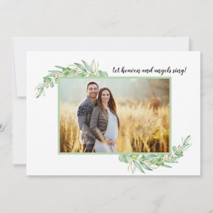 Heaven Angels Pregnancy Mistletoe Foto Weihnachten