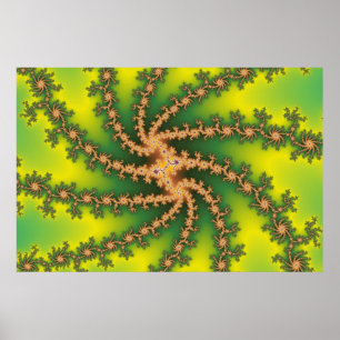 Heaven Drehung - Fraktal Poster