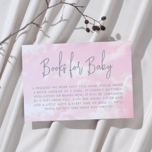 Heaven Girl Baby Shower Books für Baby Begleitkarte
