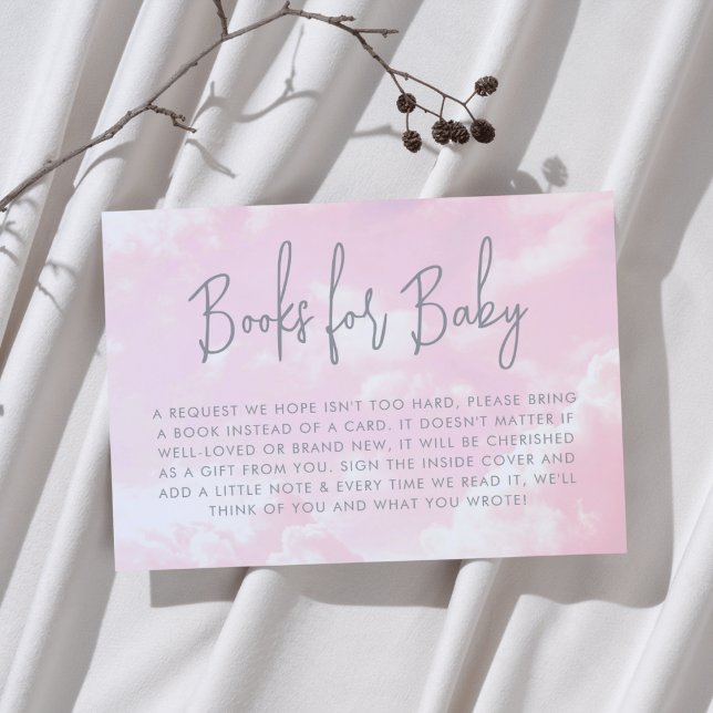 Heaven Girl Baby Shower Books für Baby Begleitkarte (Von Creator hochgeladen)