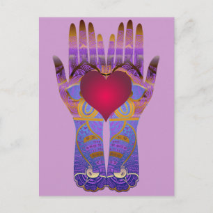 Heaven Handkarte Postkarte