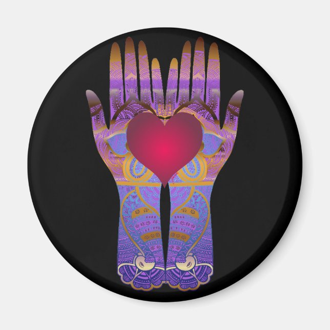 Heaven Hands Dark Magnet (Vorne)