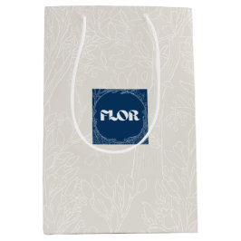 Heaven Ivory Florist Gift Bag Mittlere Geschenktüte