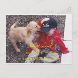 Heaven Laughs Postkarte