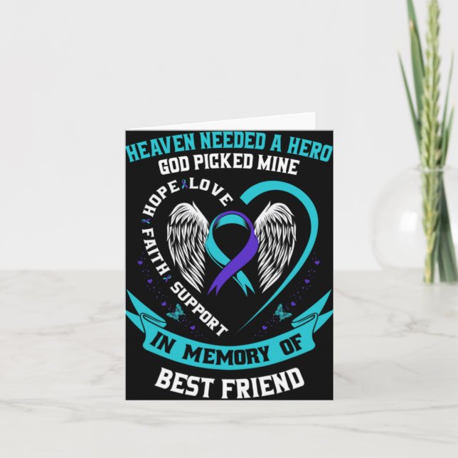 Heaven Needed A Hero God Cked My Friend Sui  Karte (Vorderseite)