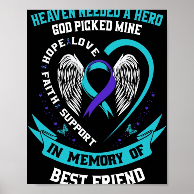Heaven Needed A Hero God Cked My Friend Sui  Poster (Vorne)