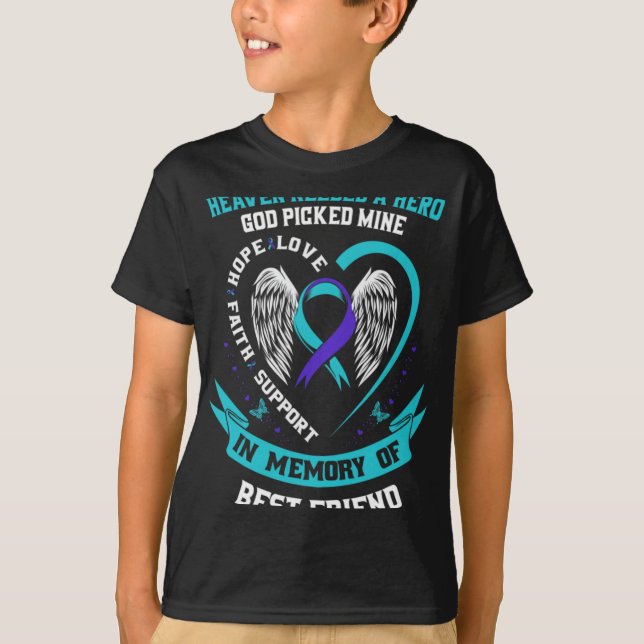 Heaven Needed A Hero God Cked My Friend Sui  T-Shirt (Vorderseite)