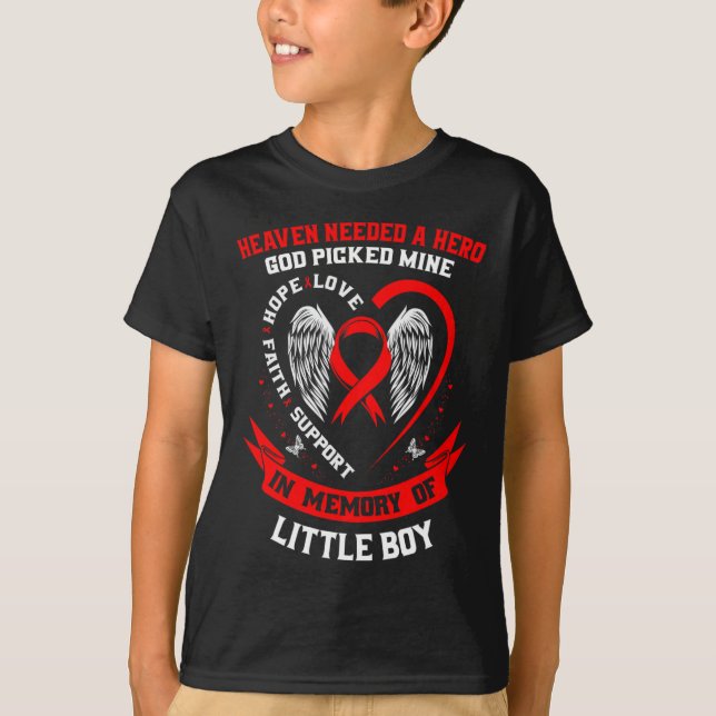 Heaven Needed A Hero God Picked Son Little Boy Hea T-Shirt (Vorderseite)