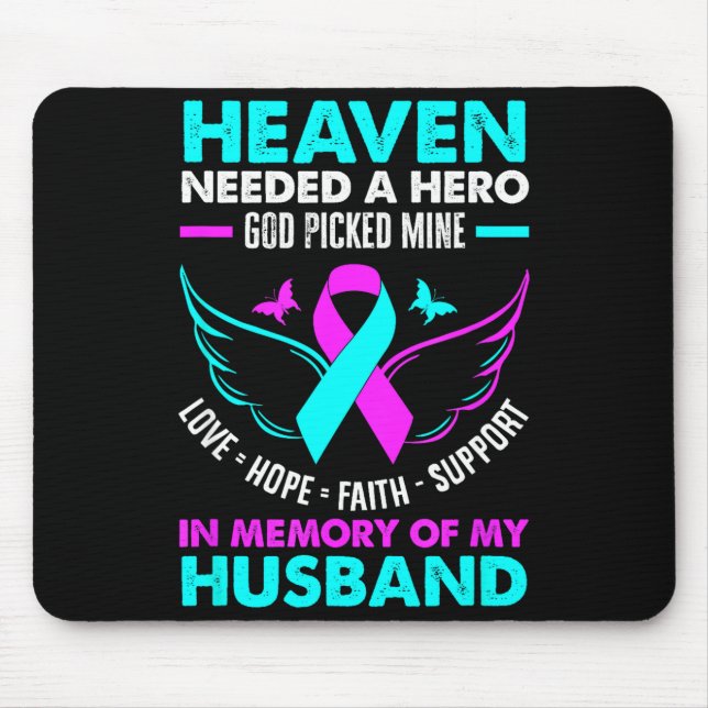 Heaven Needed Hero God Ck Mine Husband Suicide Pre Mousepad (Vorne)