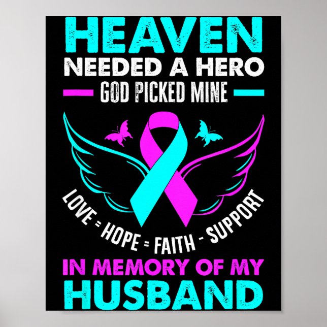 Heaven Needed Hero God Ck Mine Husband Suicide Pre Poster (Vorne)
