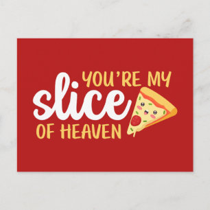 Heaven Niedlich Pizza Funny Valentine's Day Postkarte