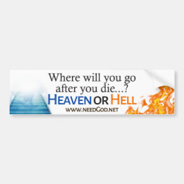 Heaven oder Hell Car Decal Autoaufkleber