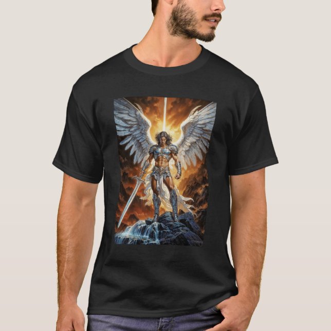 Heaven’s Golden Vanguard Archangel Michael T-Shirt (Vorderseite)