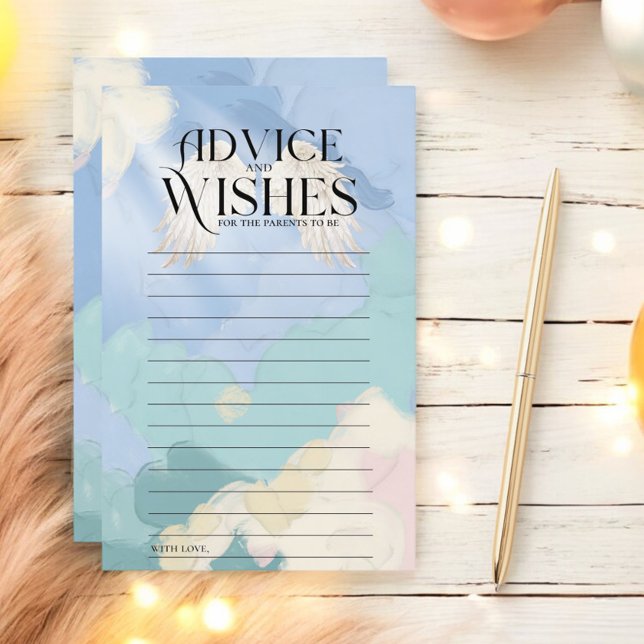 Heaven Sent Baby Shower Ratschläge und Wünsche (Von Creator hochgeladen)