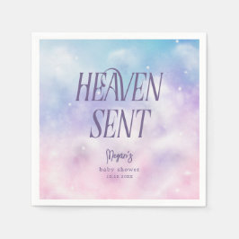 Heaven Sent Dreamy Girl Babydusche Napkins Serviette