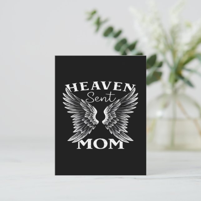 Heaven Sent Mama Christlich Postkarte (Stehend Vorderseite)