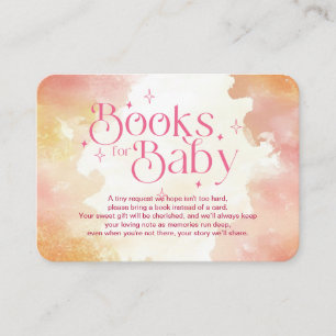 Heaven Sent Pink Clouds Bücher für Baby Begleitkarte