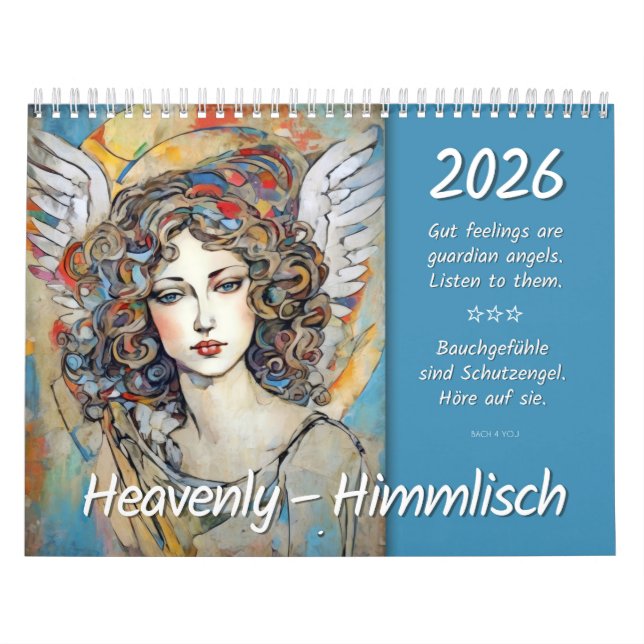 Heavenly Angels – Himmlische Engel 2026 Kalender (Titelbild)