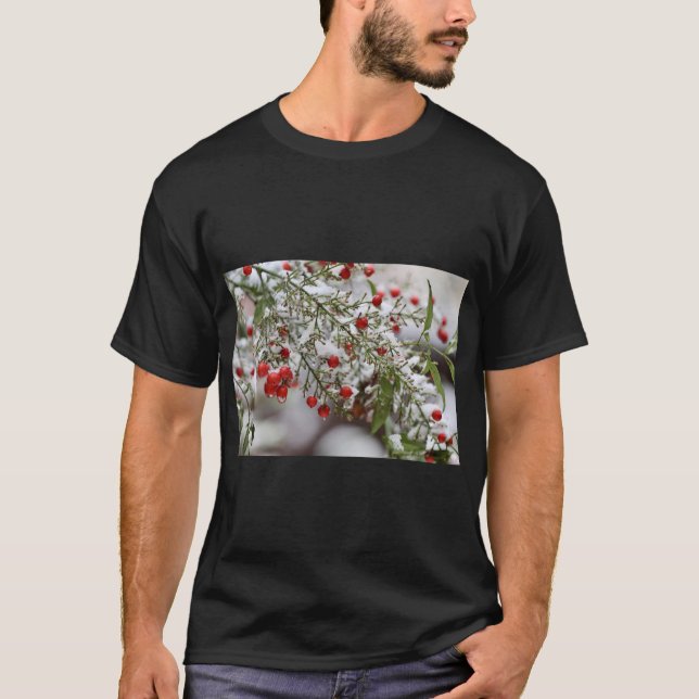 Heavenly Bamboo Nature Art Tee (Vorderseite)