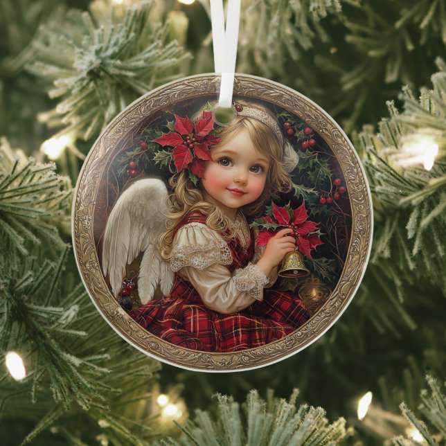 Heavenly Holiday Spirit – Angelic Christmas Ornament Aus Glas (InSitu)