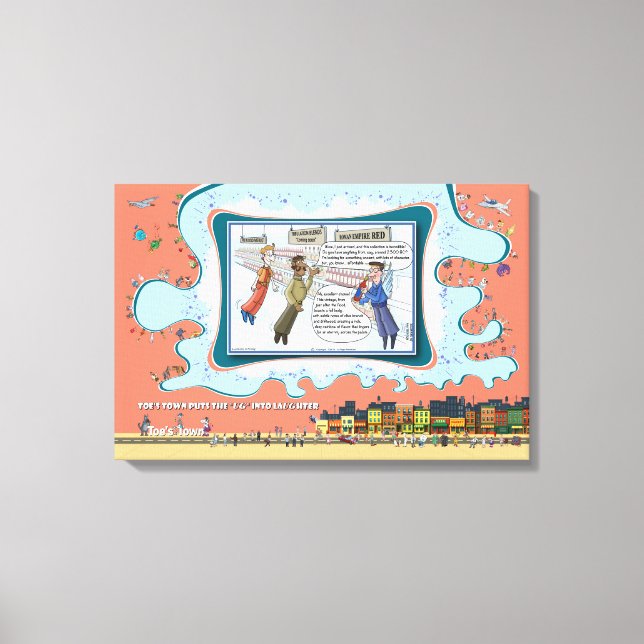 Heavenly Reds | Absurd Wordplay Humor 24x16 Leinwanddruck (Vorderseite)