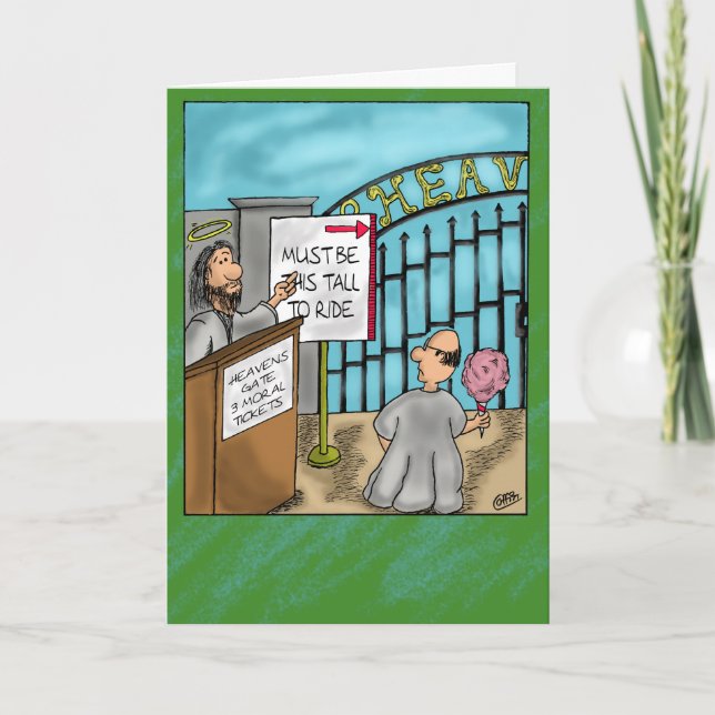 Heavens Gate Motivation Grußkarte Karte (Vorderseite)