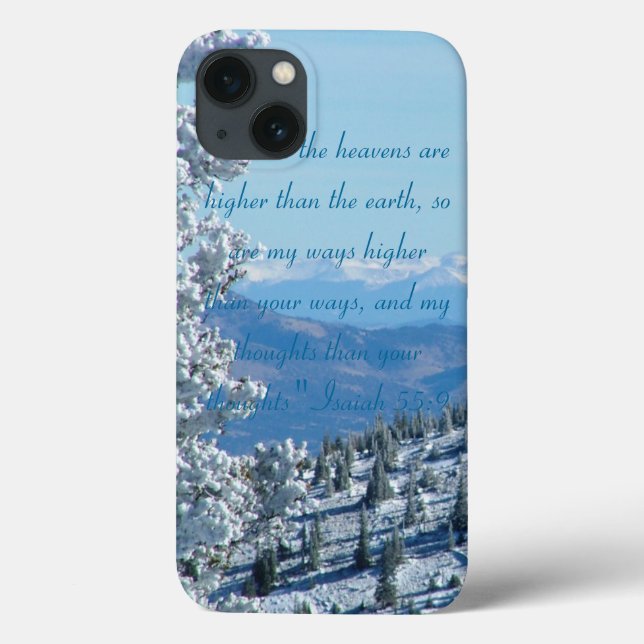 "Heavens Higher"-Mountain iPhone Case (Rückseite)