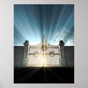 Heavens Pearly Gates Poster