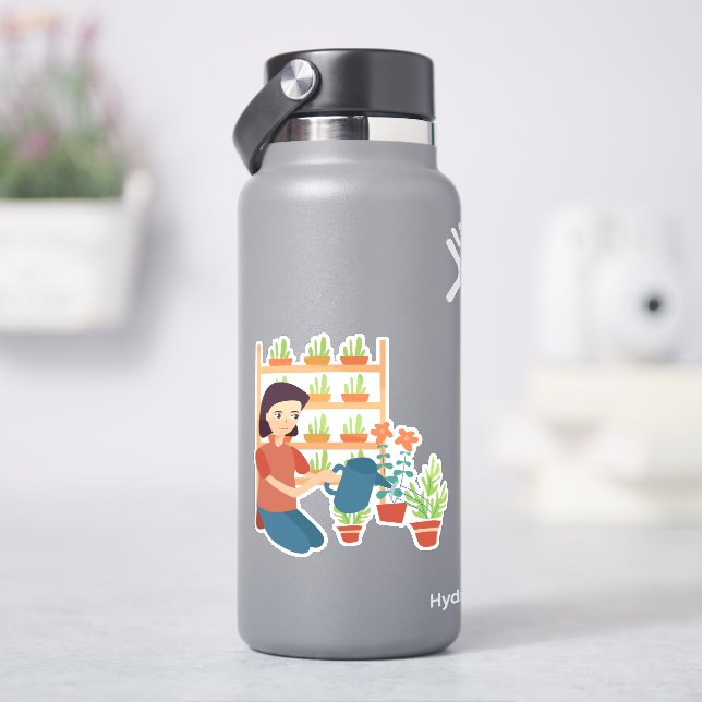 Heavenward-Serie - Gärtner 2 Aufkleber (HydroFlask)